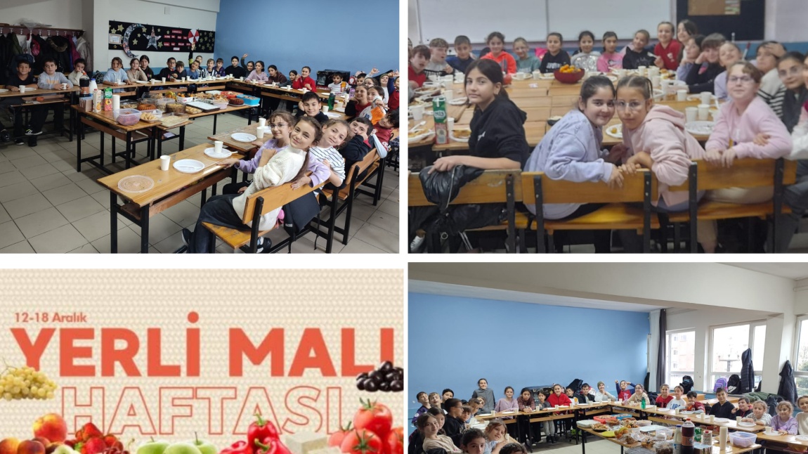 12-18 Aralık tarihleri arasında, tüm sınıflarımızda yerli tüketimin bilinçli olarak artması amacıyla YERLİ MALI HAFTASI kutlanmıştır.