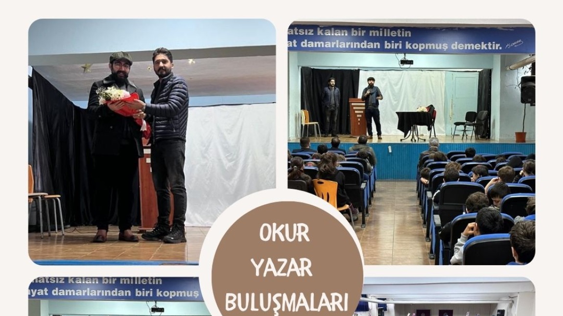 @rizemem53 tarafından yürütülen #okuryazarbuluşmaları  projesi kapsamında yazar Kayahan DEMİR’i okulumuzda misafir ettik.
